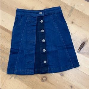 Girls denim skirt